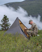 Summit Star 1 Person Tent | Gunmetal-Orange