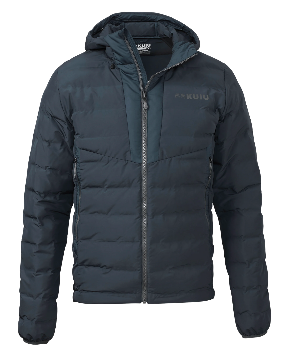 Elements Hooded Jacket | Steel Blue